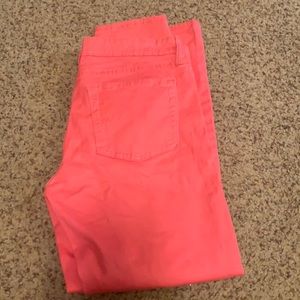 Gap pink skinny jeans